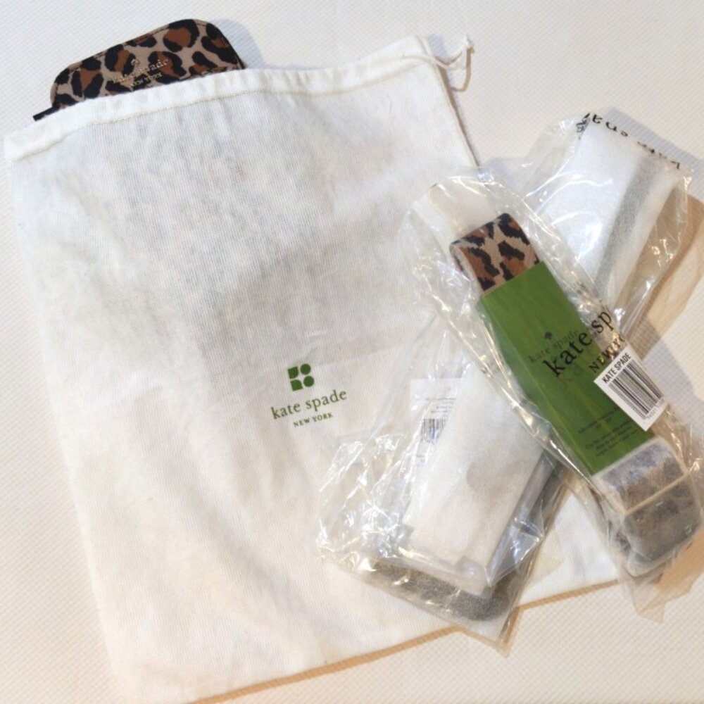 Kate Spade Leopard Phone Crossbody, Lanyard & Guitar Strap in Brown Multi, NWT - Picture 5 of 15
